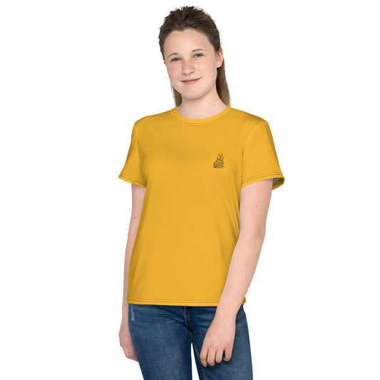 T-shirt Ado Jaune Lumière - "Simplement JM&Oli"