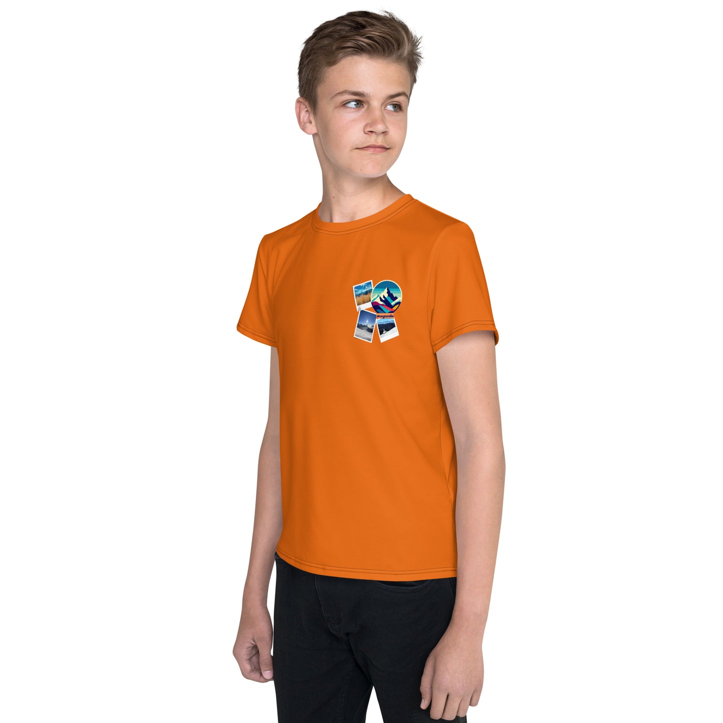 T-shirt Adolescent orange #MonGrandBo