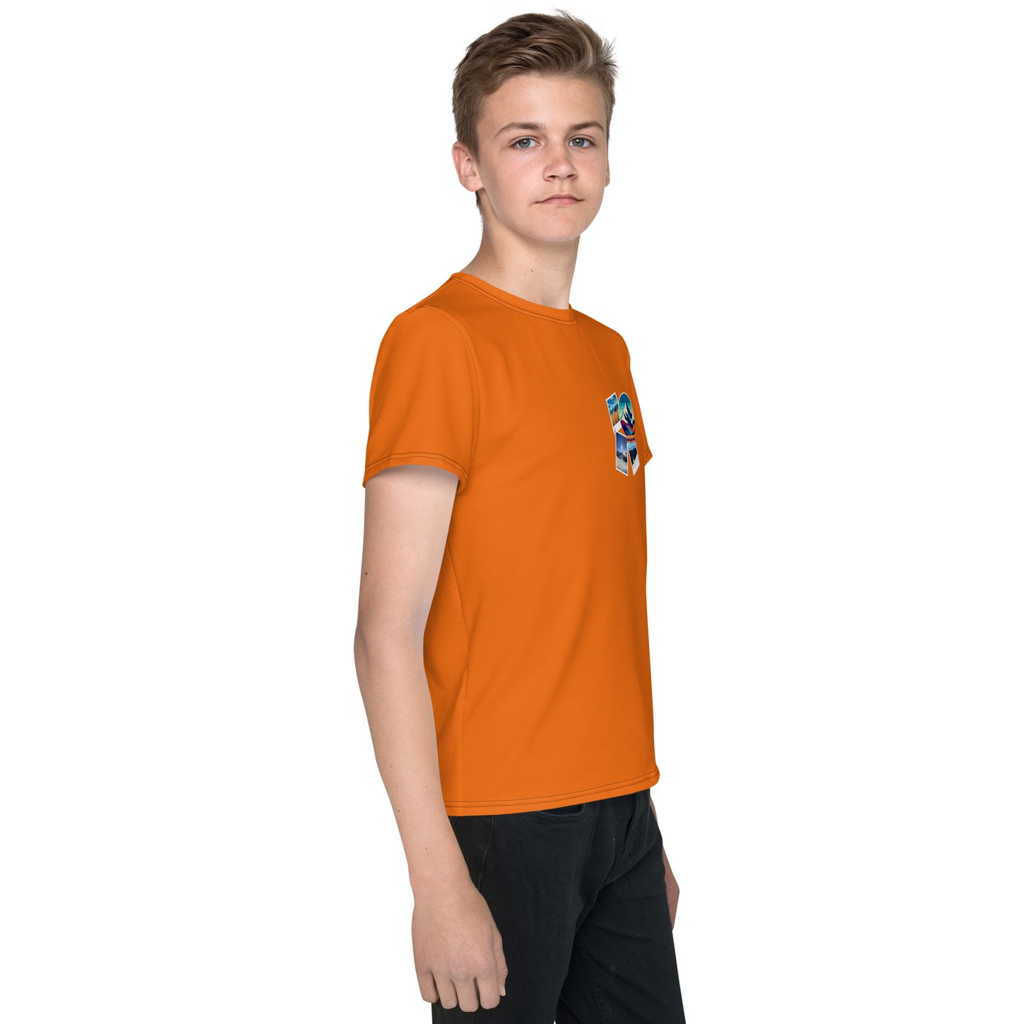 T-shirt Adolescent orange #MonGrandBo