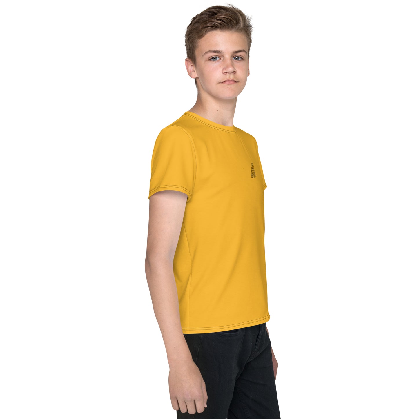 T-shirt Ado Jaune Lumière - "Simplement JM&Oli"