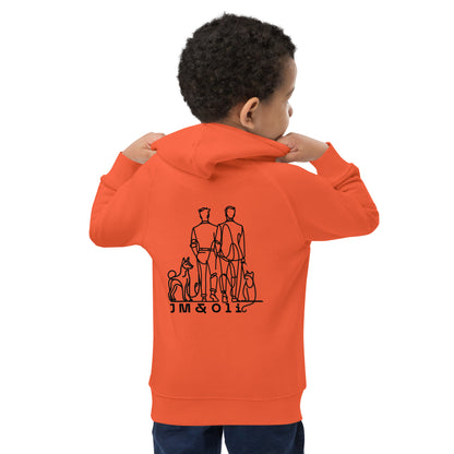 Sweat à capuche orange #mongrandbo