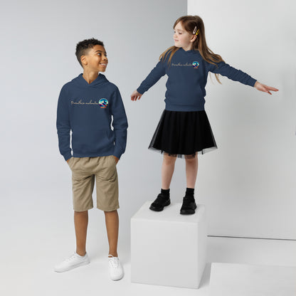 Sweat à capuche bleu marine #mongrandbo