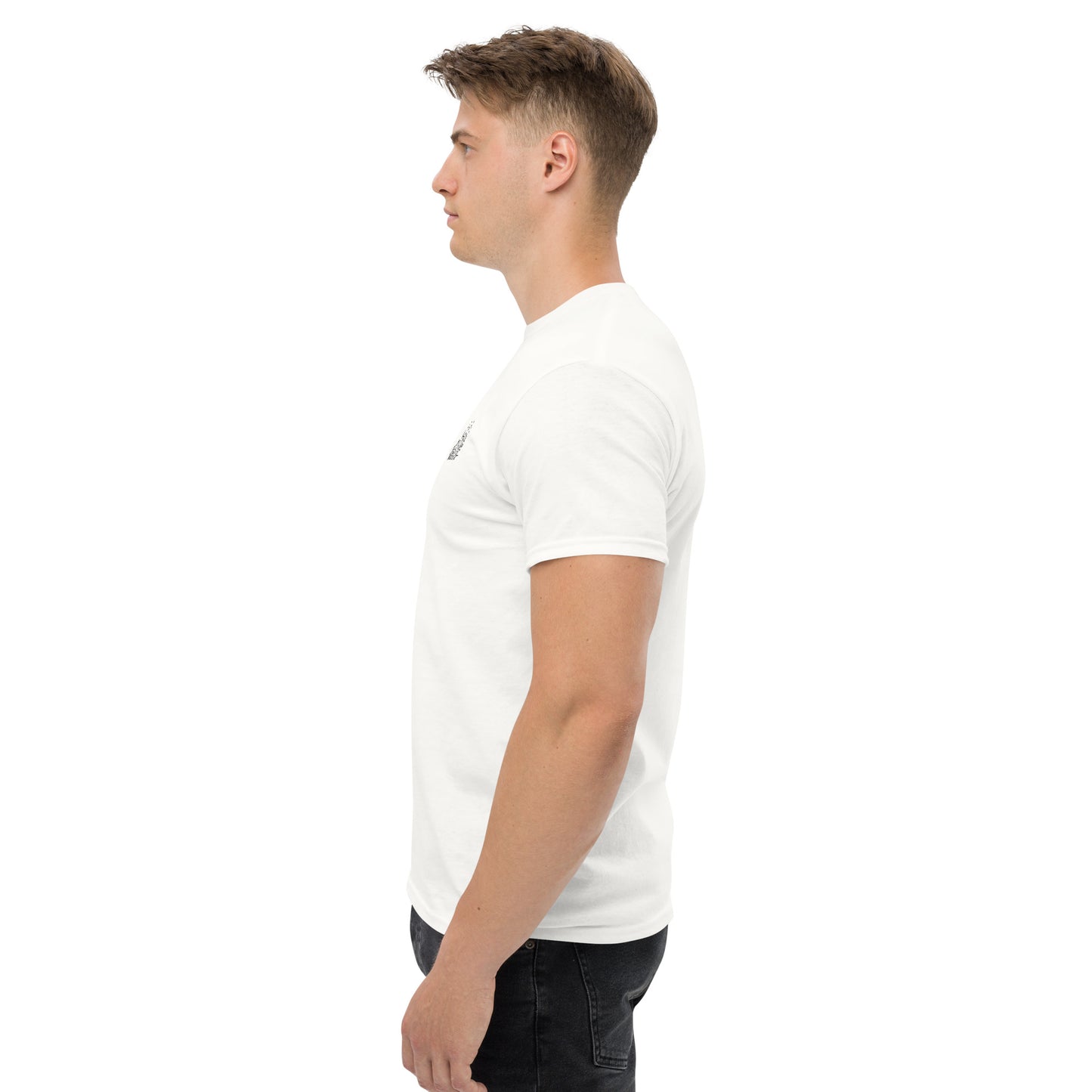 T-shirt blanc classique homme