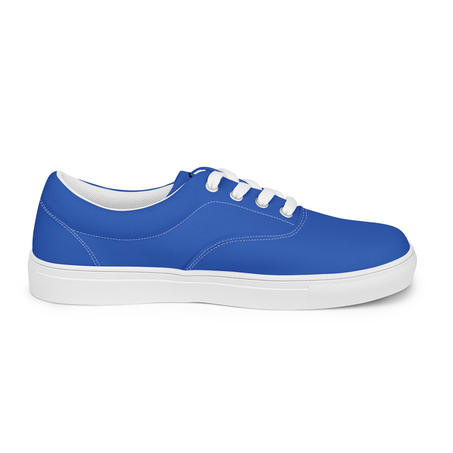 Tennis en Toile avec Lacets pour Homme - #YesWeCannes Bleu roi