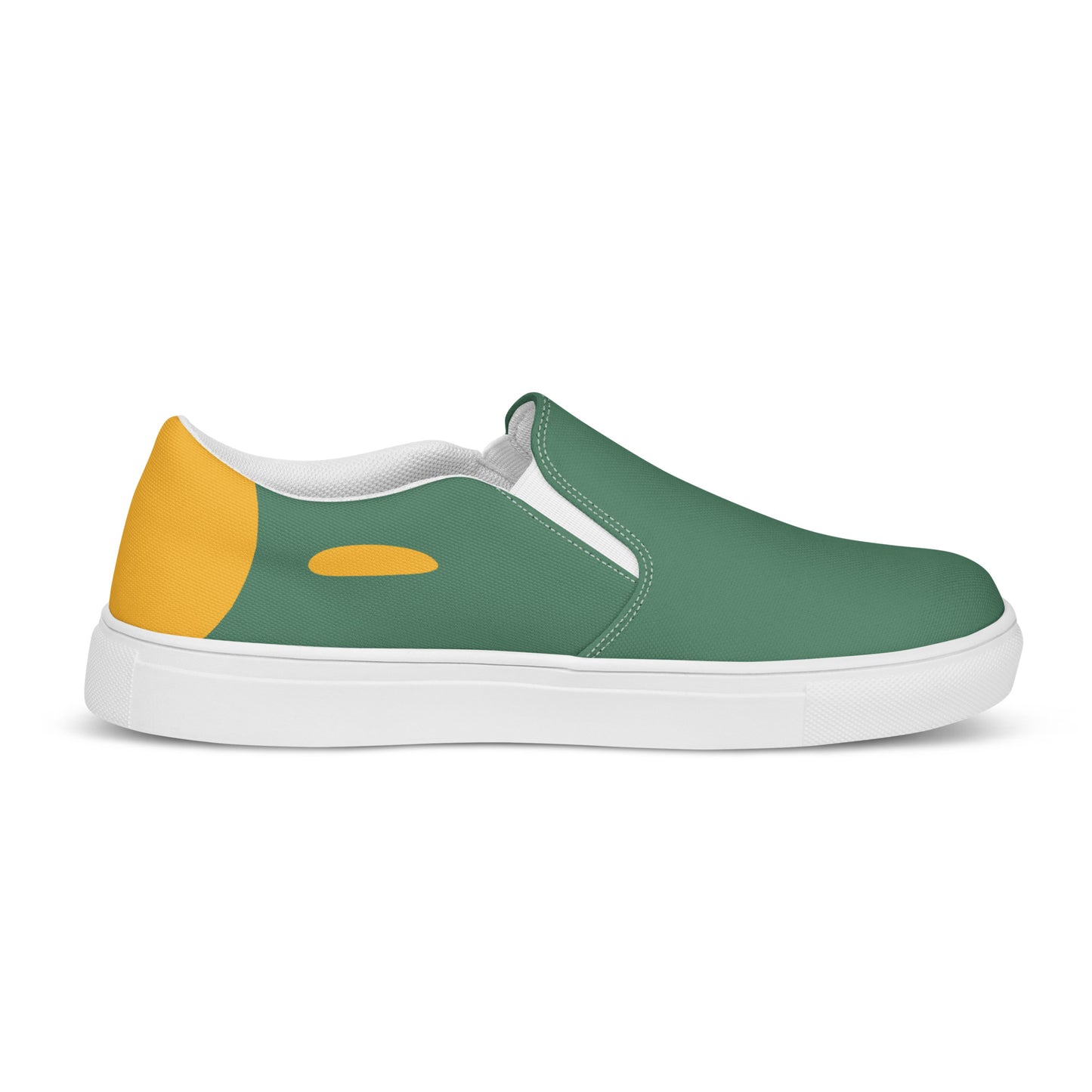 Tennis en Toile sans Lacets pour Homme - Green Court