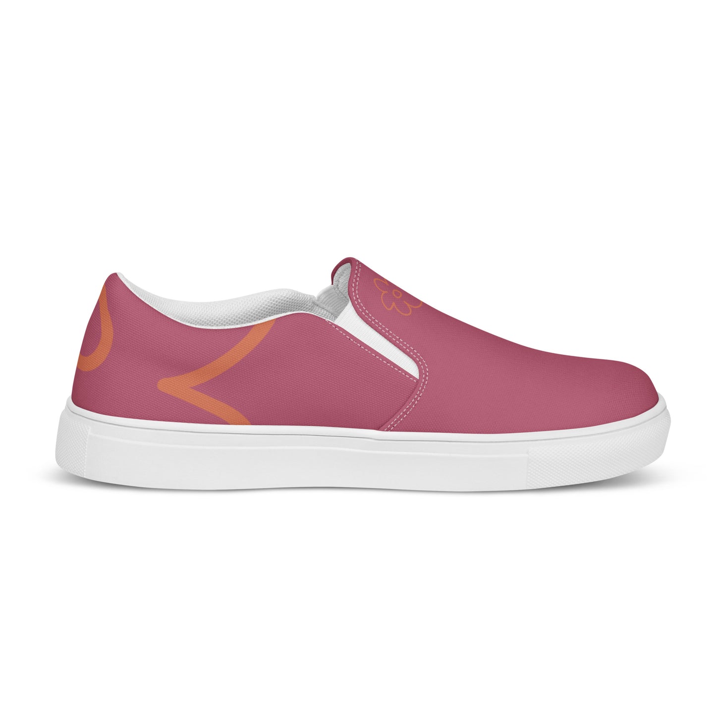 Tennis en Toile sans Lacets pour Homme - Rose Ancien