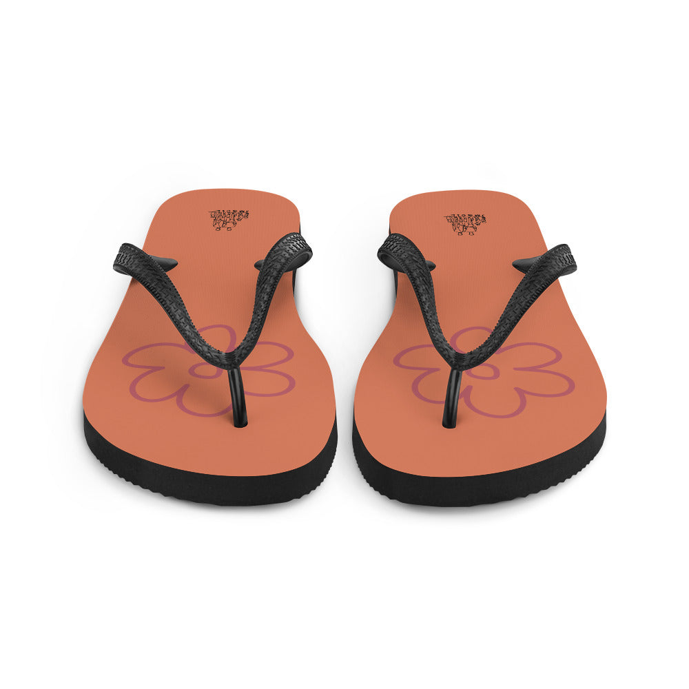 Tongs Orange Terracotta