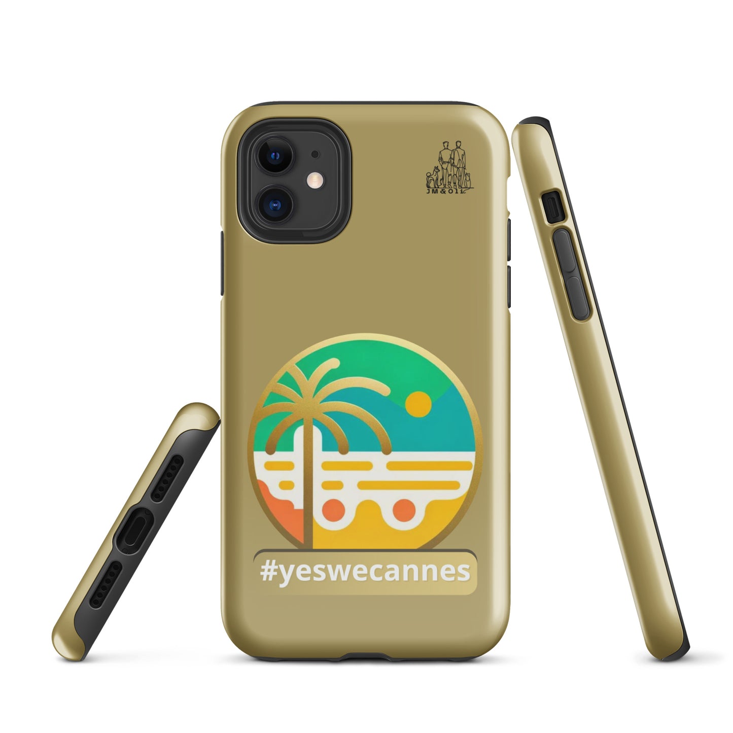 Coque pour iPhone Or - #YesWeCannes