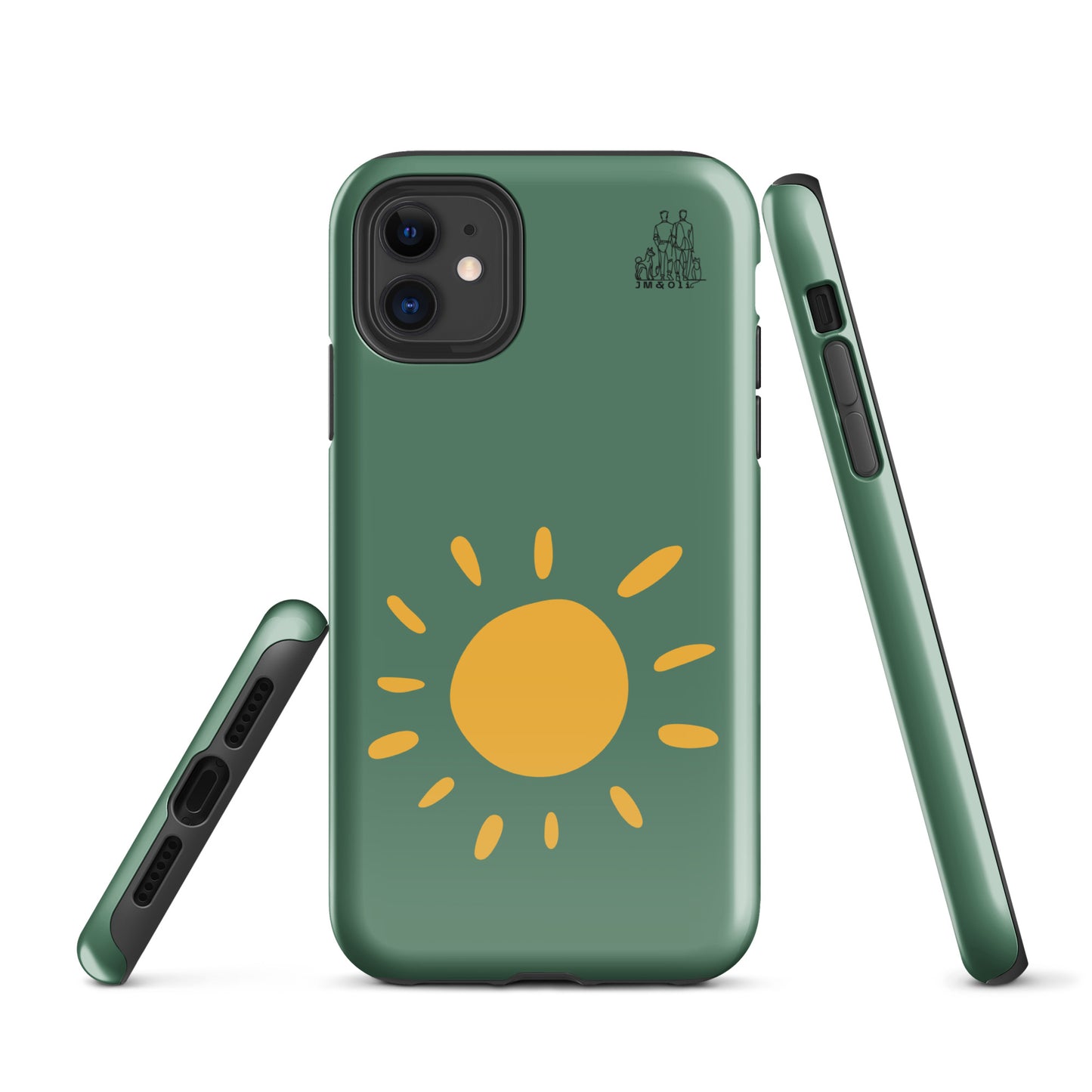 Coque pour iPhone Green court - "Simplement JM&Oli"