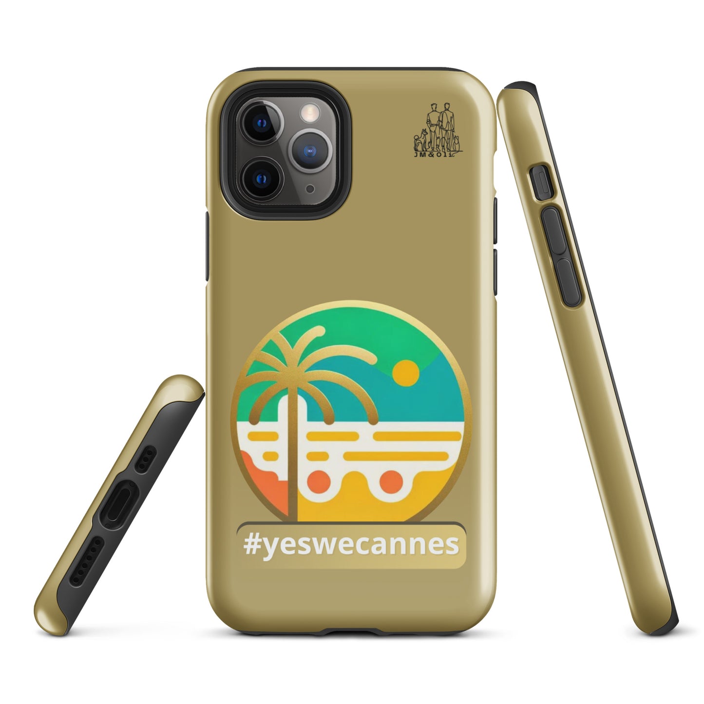 Coque pour iPhone Or - #YesWeCannes