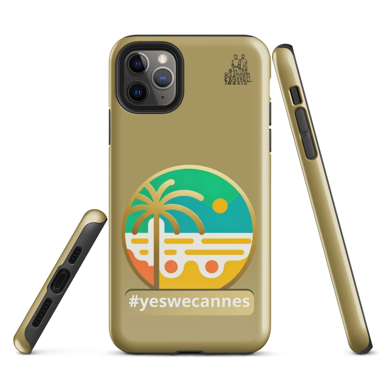 Coque pour iPhone Or - #YesWeCannes