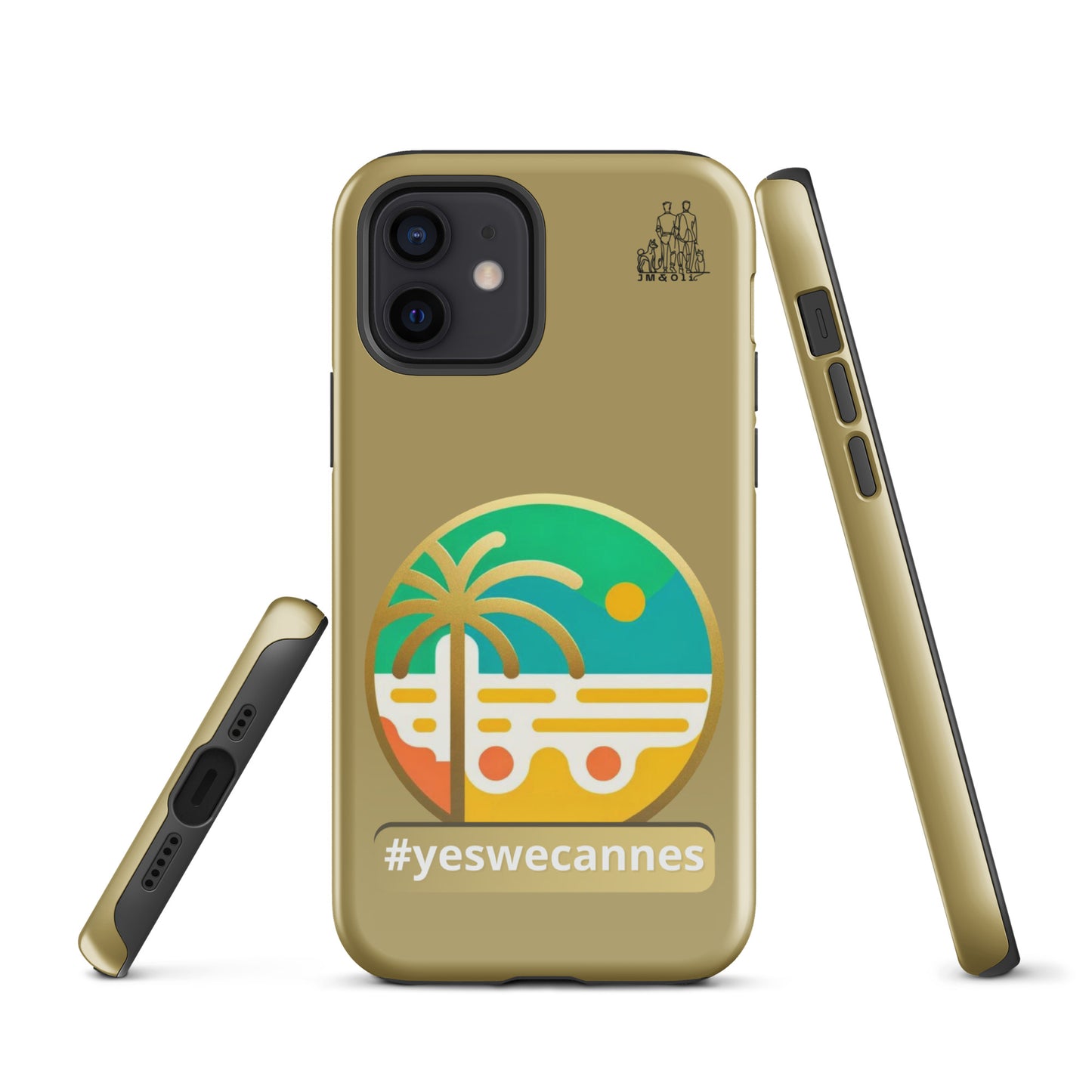 Coque pour iPhone Or - #YesWeCannes