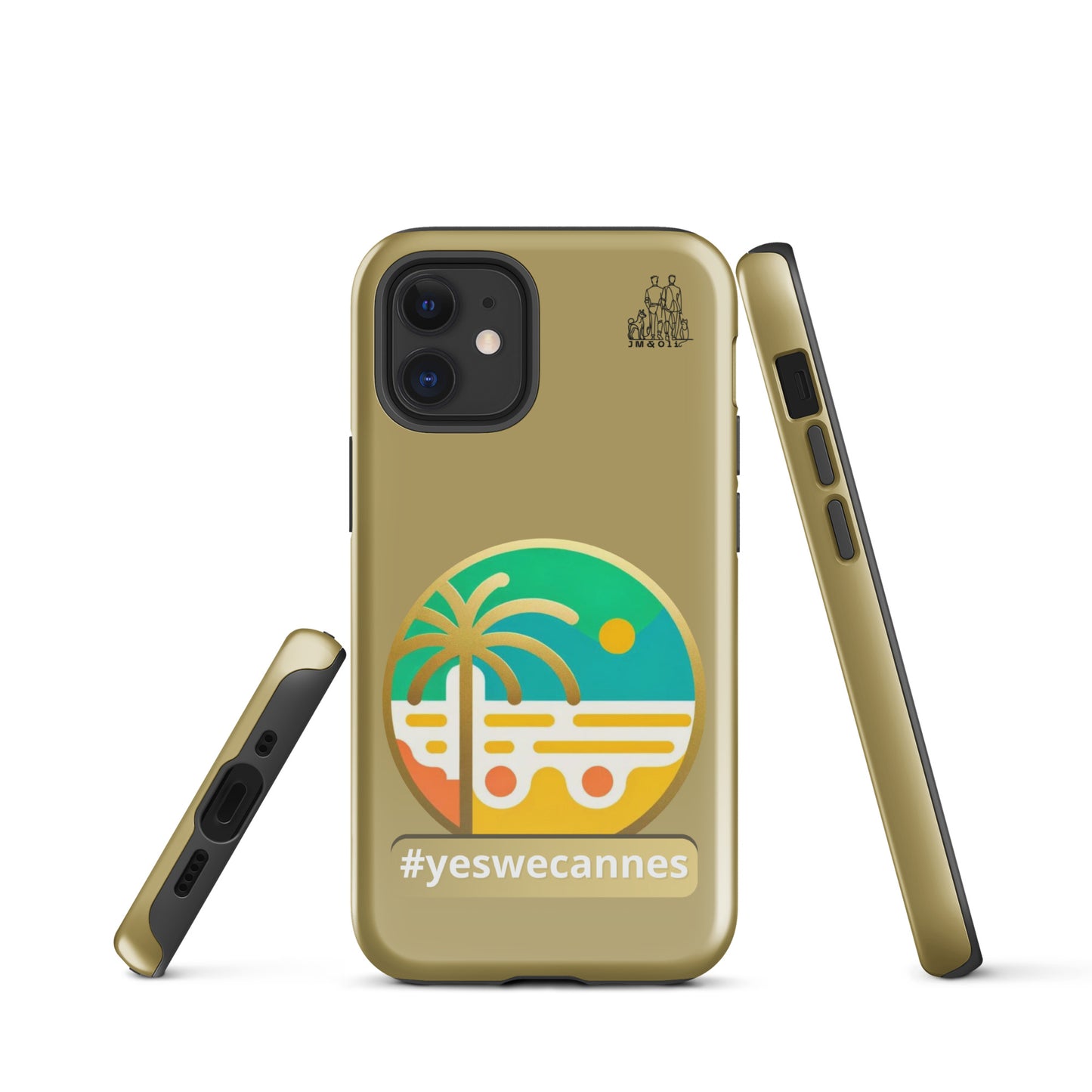 Coque pour iPhone Or - #YesWeCannes