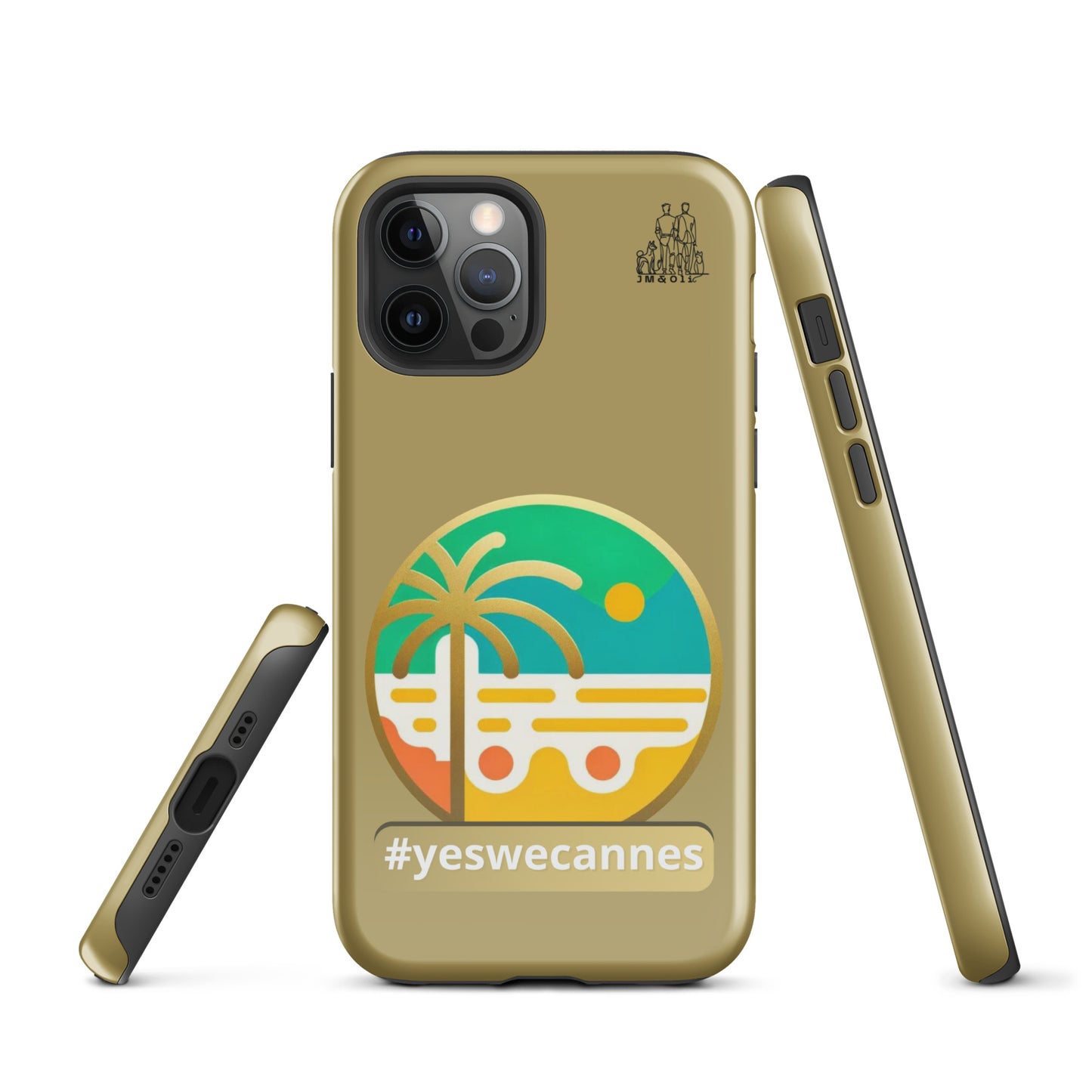 Coque pour iPhone Or - #YesWeCannes