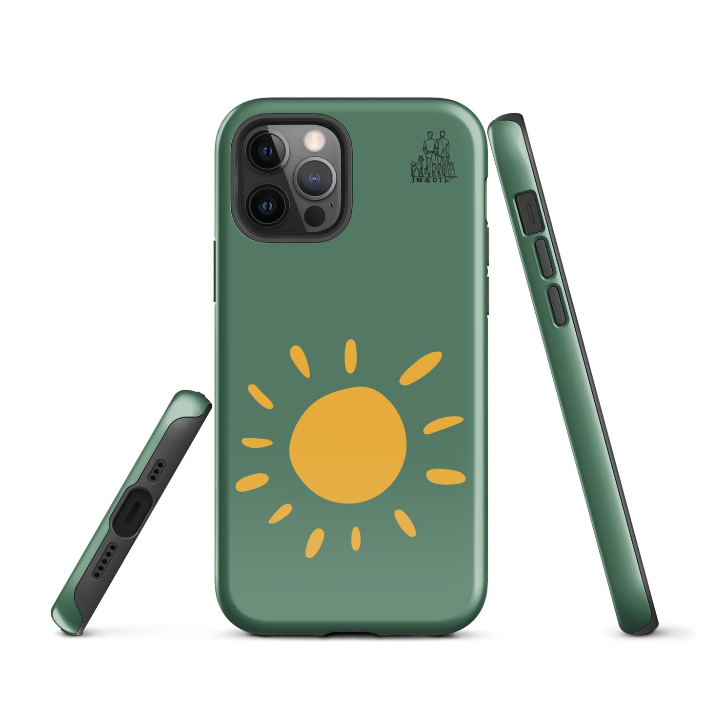 Coque pour iPhone Green court - "Simplement JM&Oli"