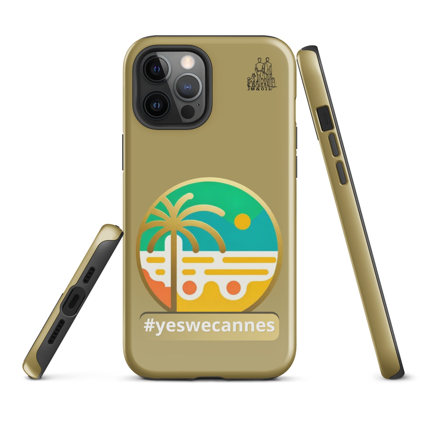 Coque pour iPhone Or - #YesWeCannes