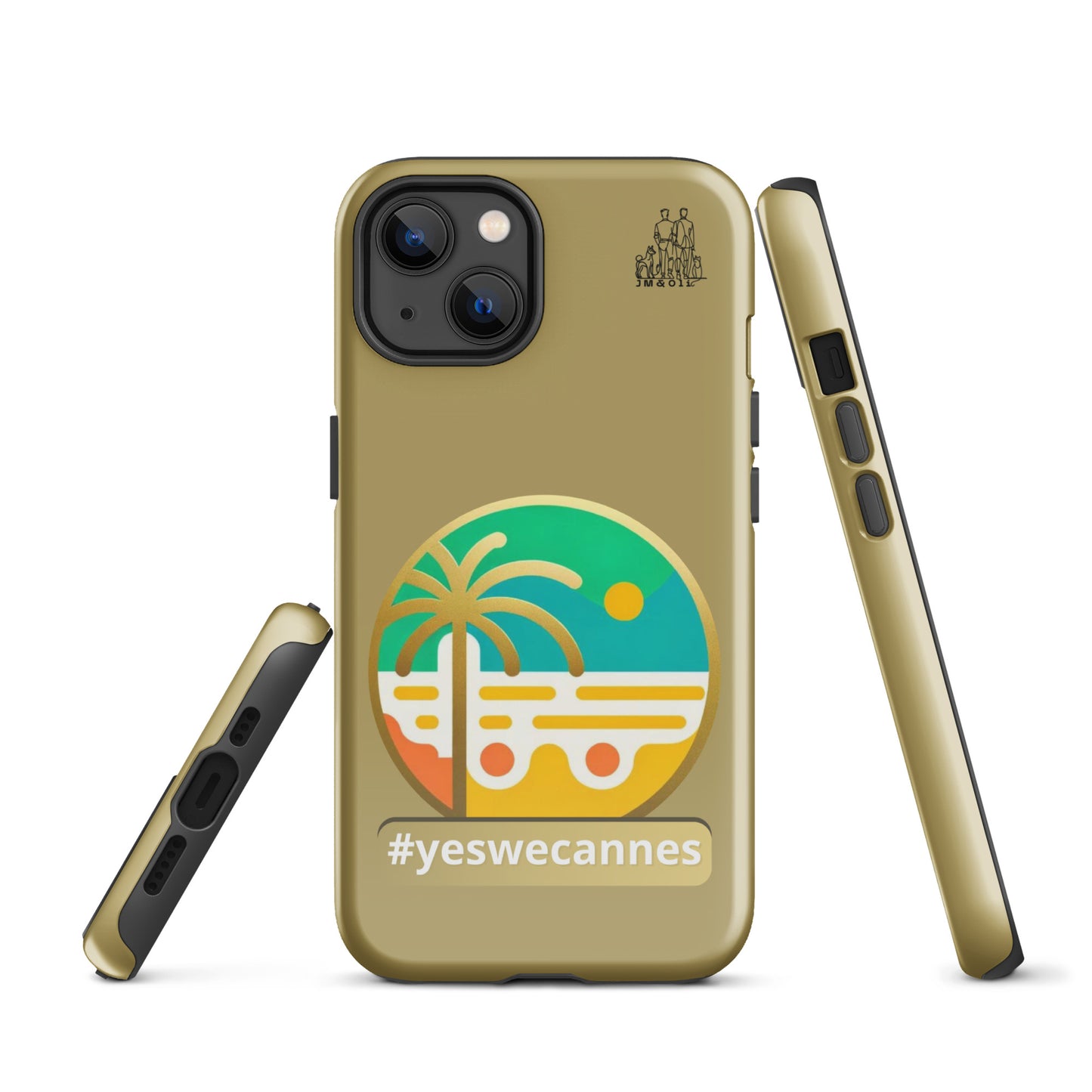 Coque pour iPhone Or - #YesWeCannes