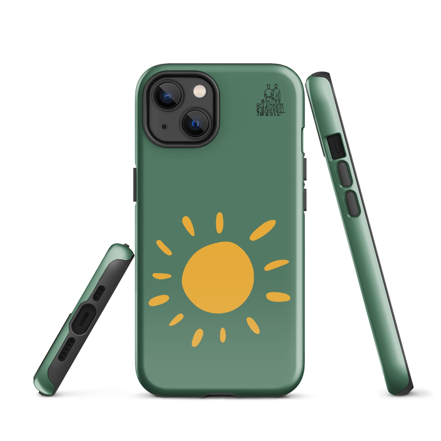 Coque pour iPhone Green court - "Simplement JM&Oli"