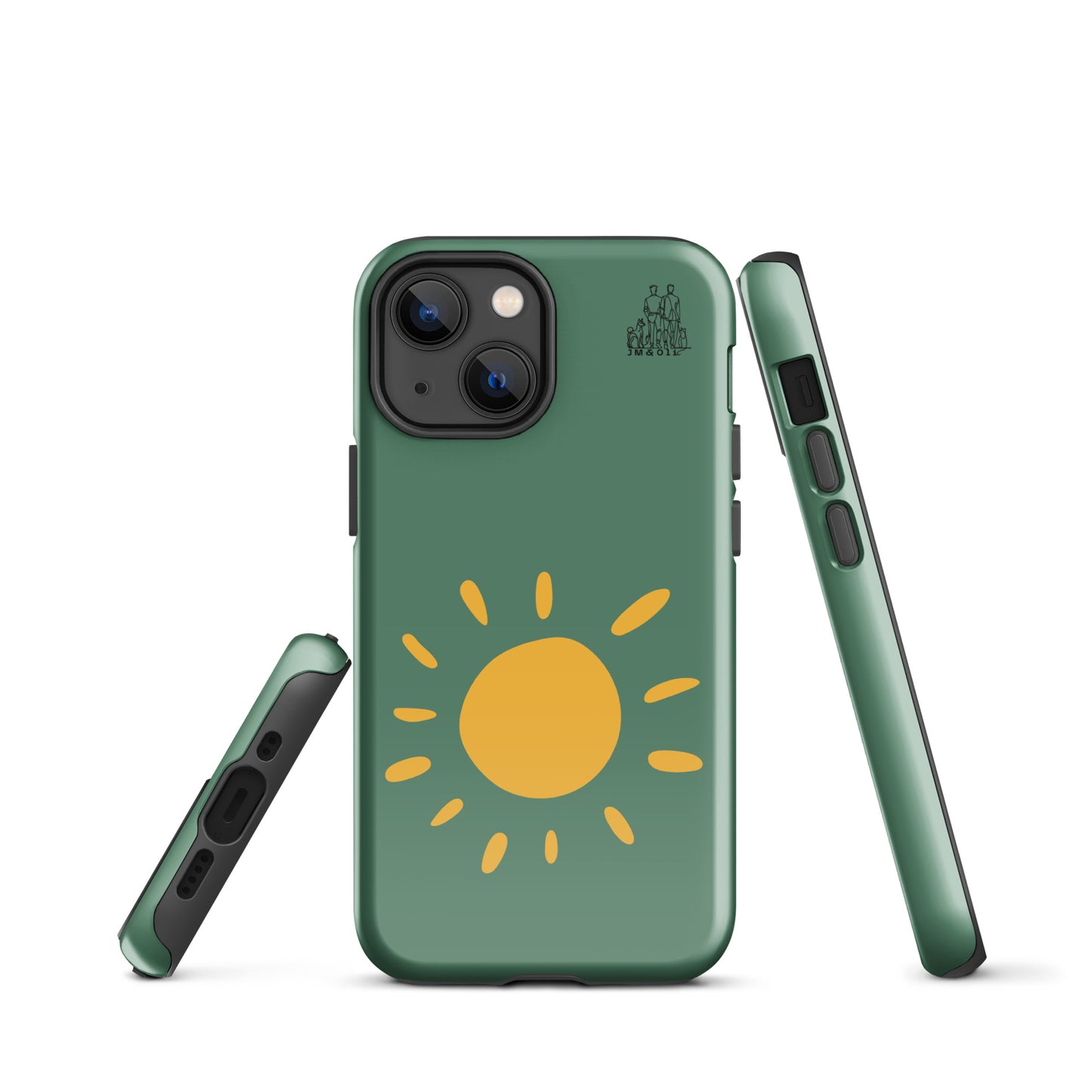 Coque pour iPhone Green court - "Simplement JM&Oli"