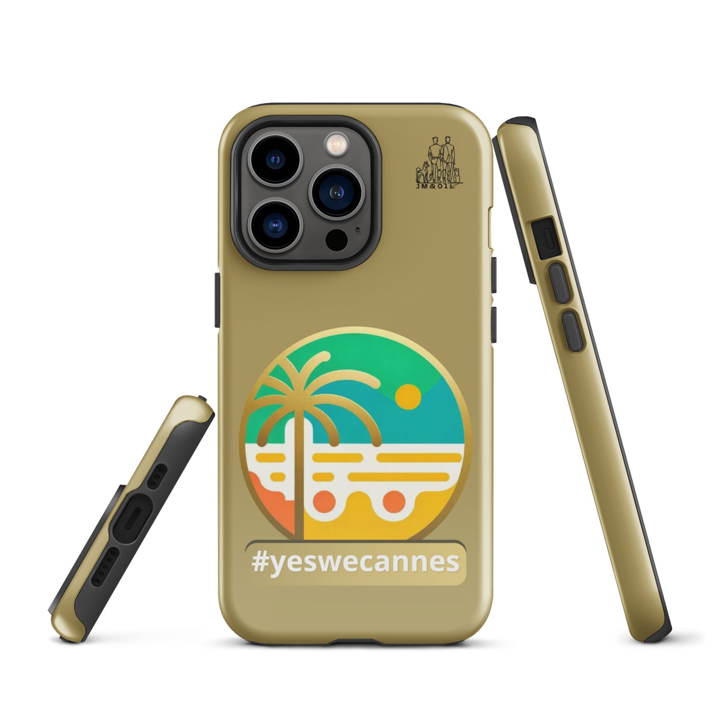 Coque pour iPhone Or - #YesWeCannes