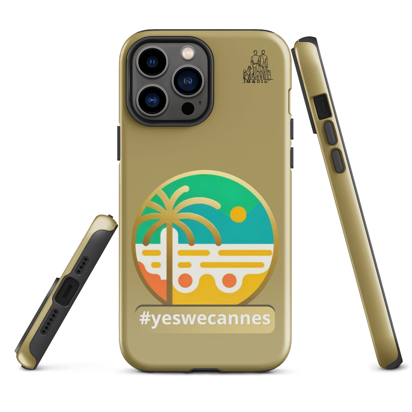 Coque pour iPhone Or - #YesWeCannes