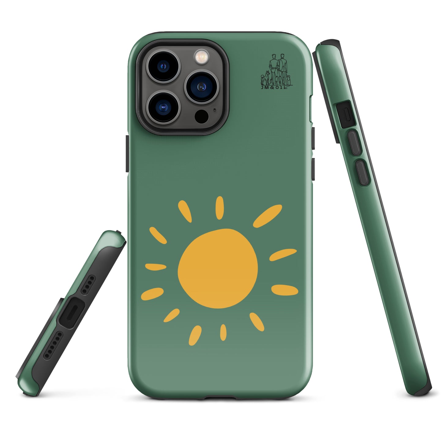 Coque pour iPhone Green court - "Simplement JM&Oli"