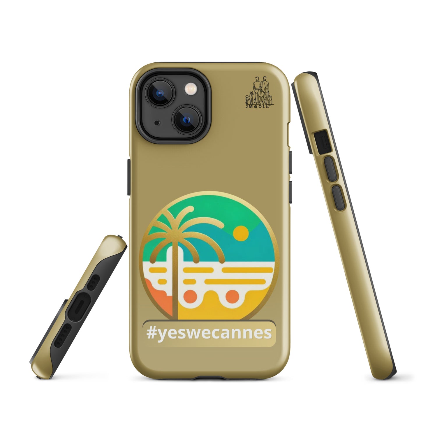 Coque pour iPhone Or - #YesWeCannes