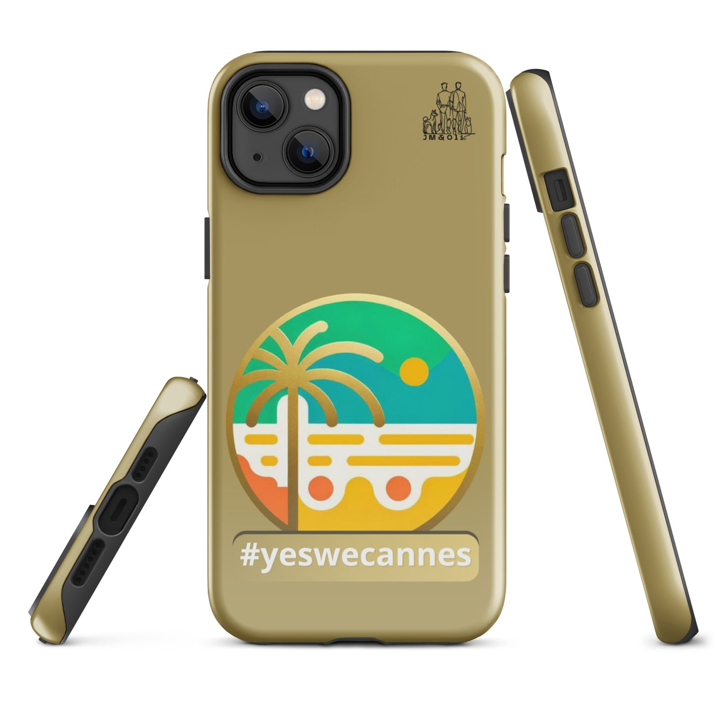 Coque pour iPhone Or - #YesWeCannes