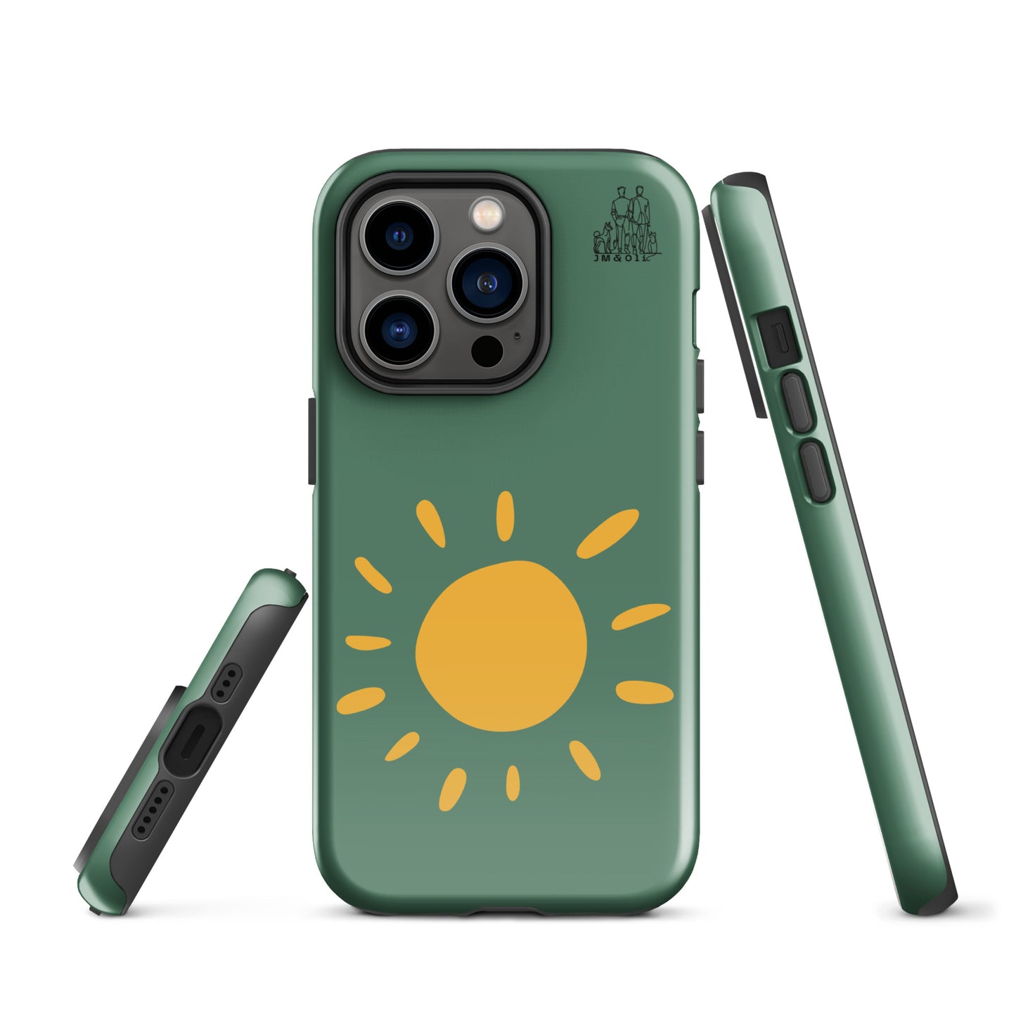 Coque pour iPhone Green court - "Simplement JM&Oli"