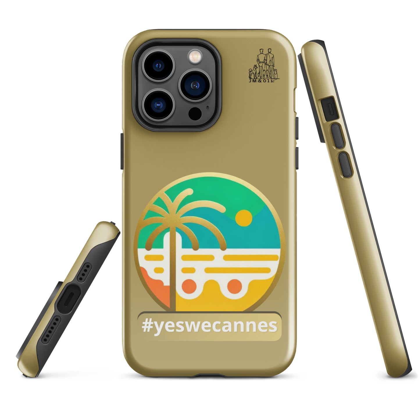 Coque pour iPhone Or - #YesWeCannes