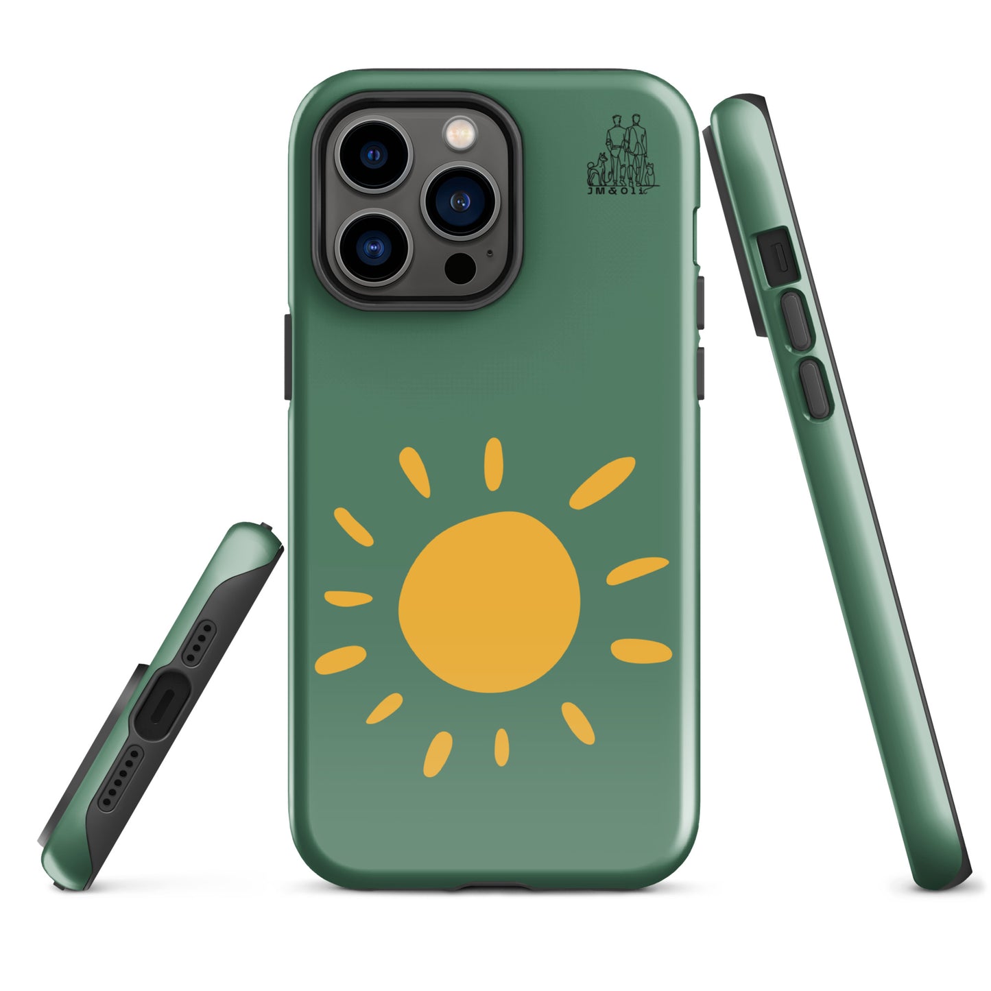 Coque pour iPhone Green court - "Simplement JM&Oli"