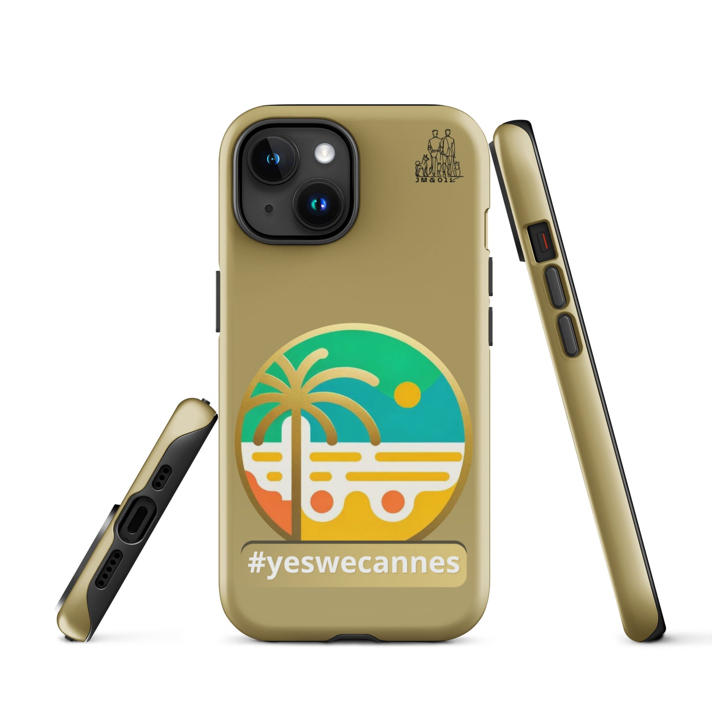 Coque pour iPhone Or - #YesWeCannes