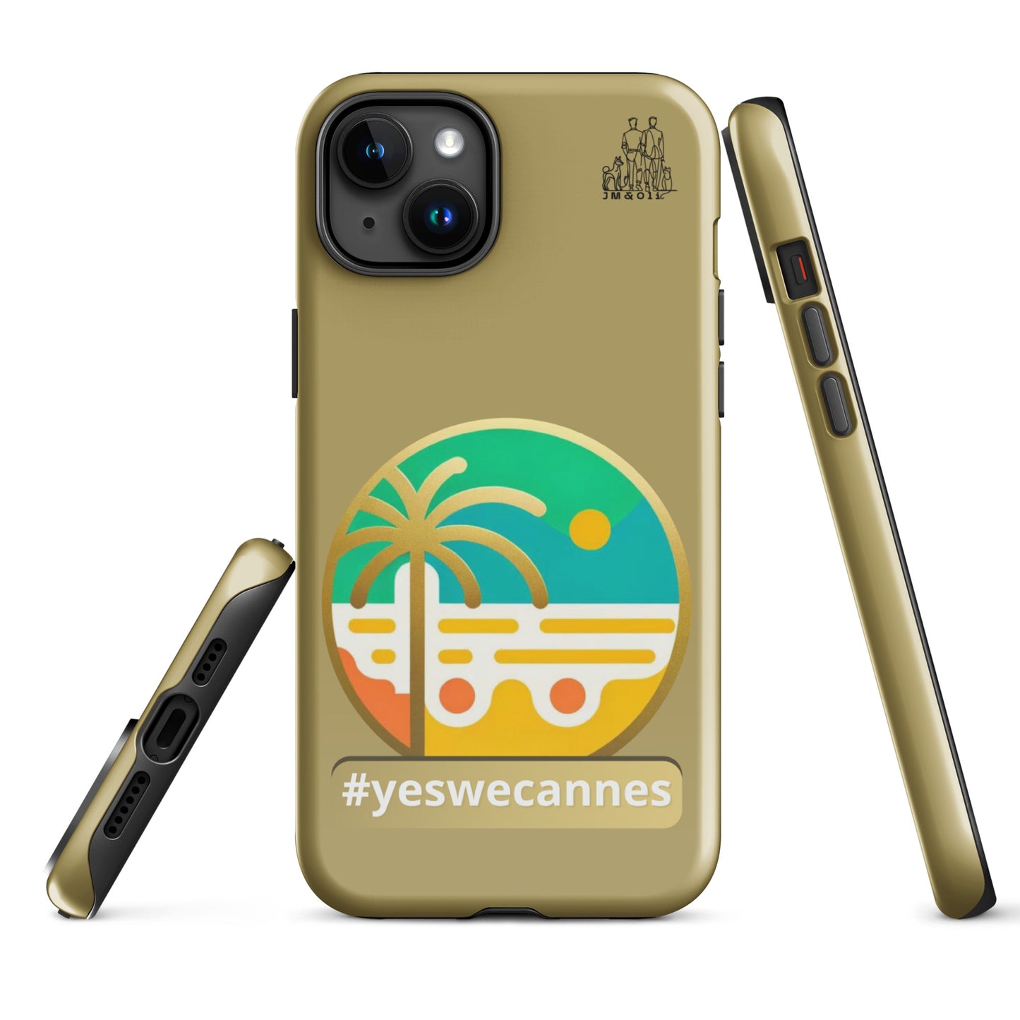 Coque pour iPhone Or - #YesWeCannes