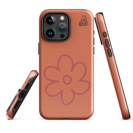 Coque pour iPhone Orange Terracotta - "Simplement JM&Oli"