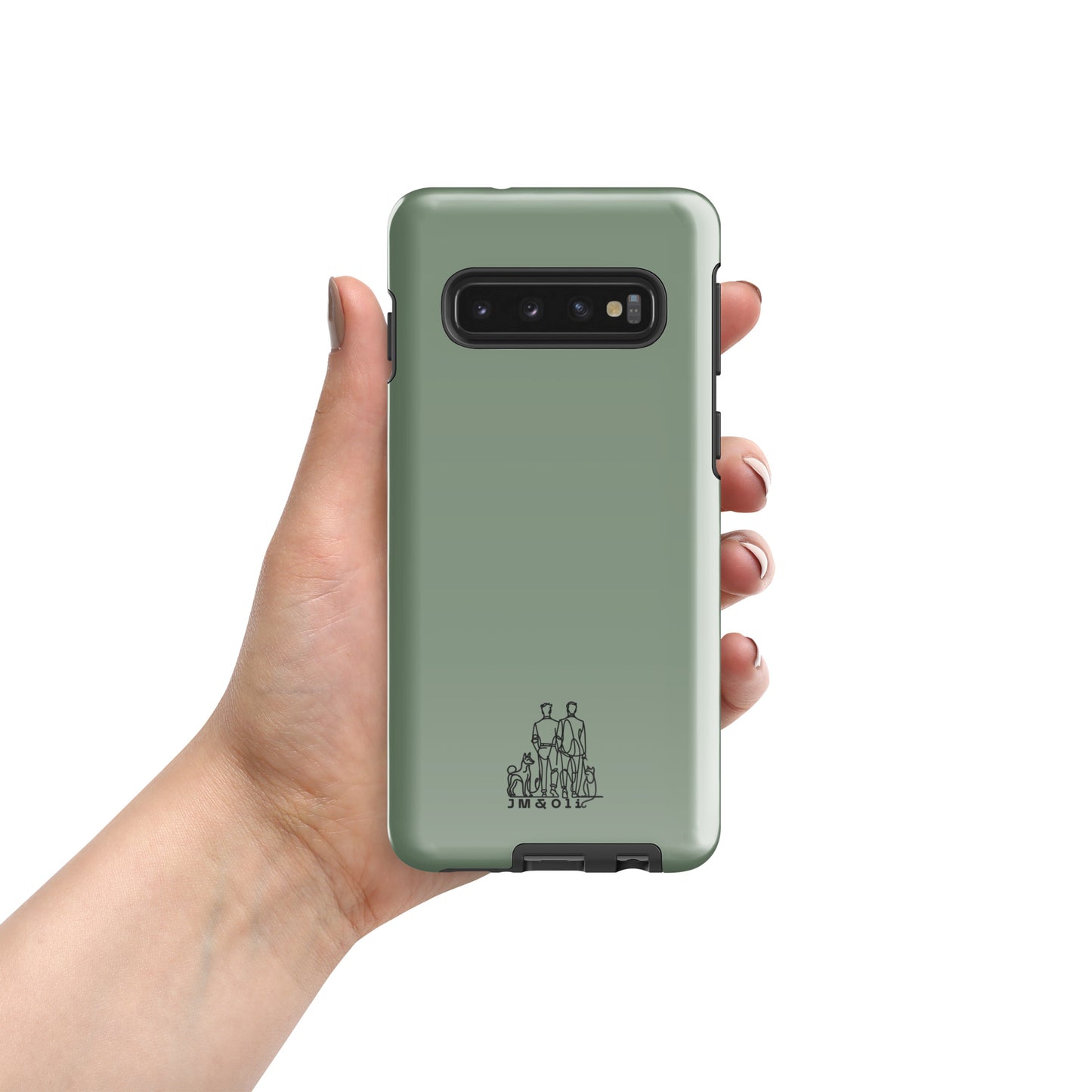 Coque Solide Samsung® Vert de Gris - Collection "Simplement JM&Oli"