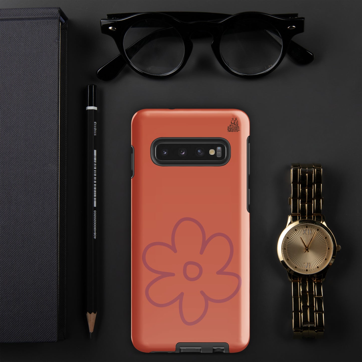 Coque Solide Samsung® Orange Terracotta - Collection "Simplement JM&Oli"