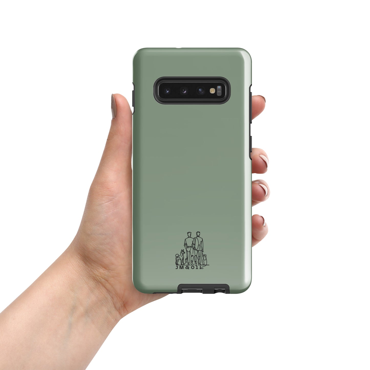 Coque Solide Samsung® Vert de Gris - Collection "Simplement JM&Oli"