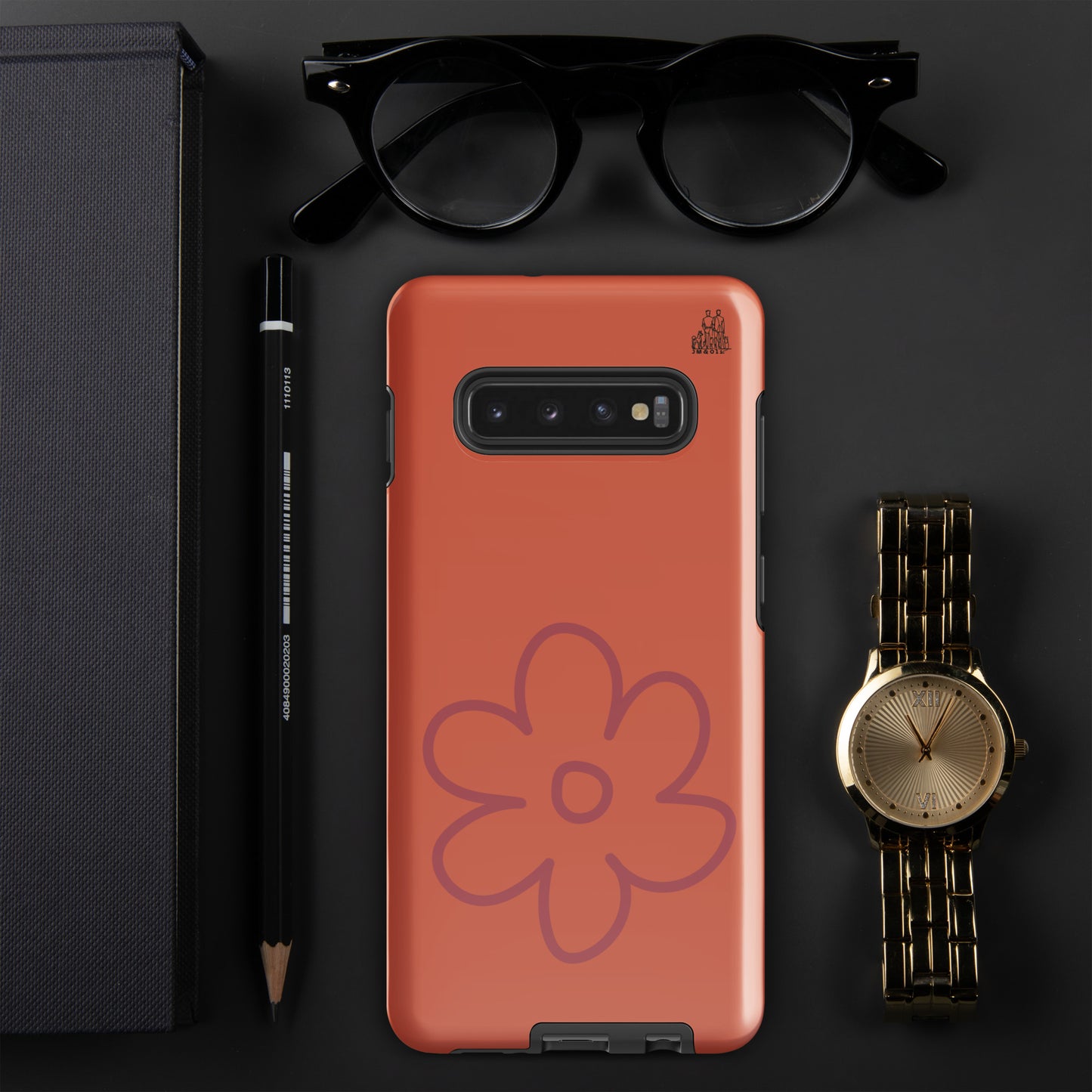 Coque Solide Samsung® Orange Terracotta - Collection "Simplement JM&Oli"