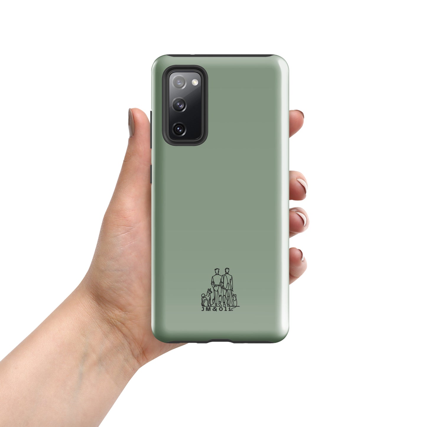 Coque Solide Samsung® Vert de Gris - Collection "Simplement JM&Oli"