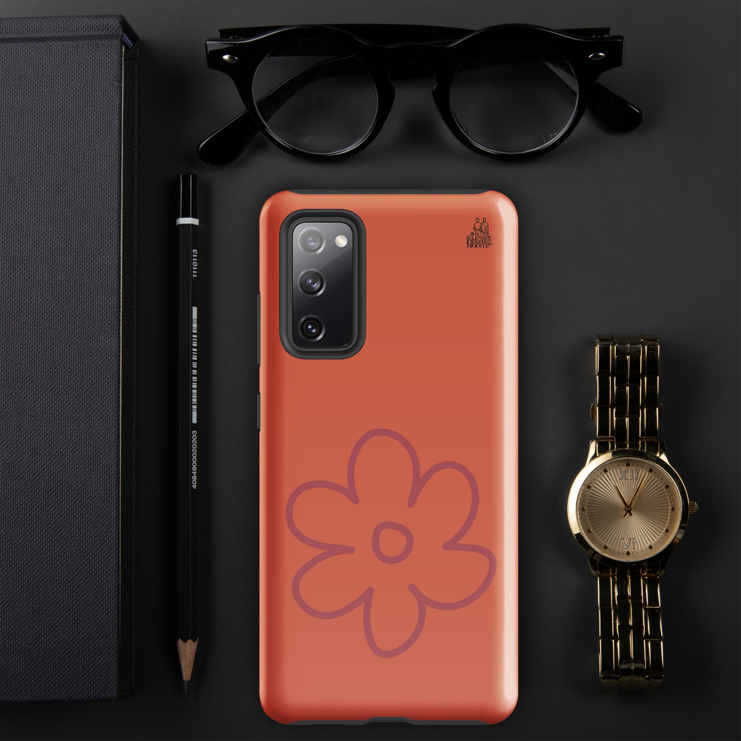 Coque Solide Samsung® Orange Terracotta - Collection "Simplement JM&Oli"