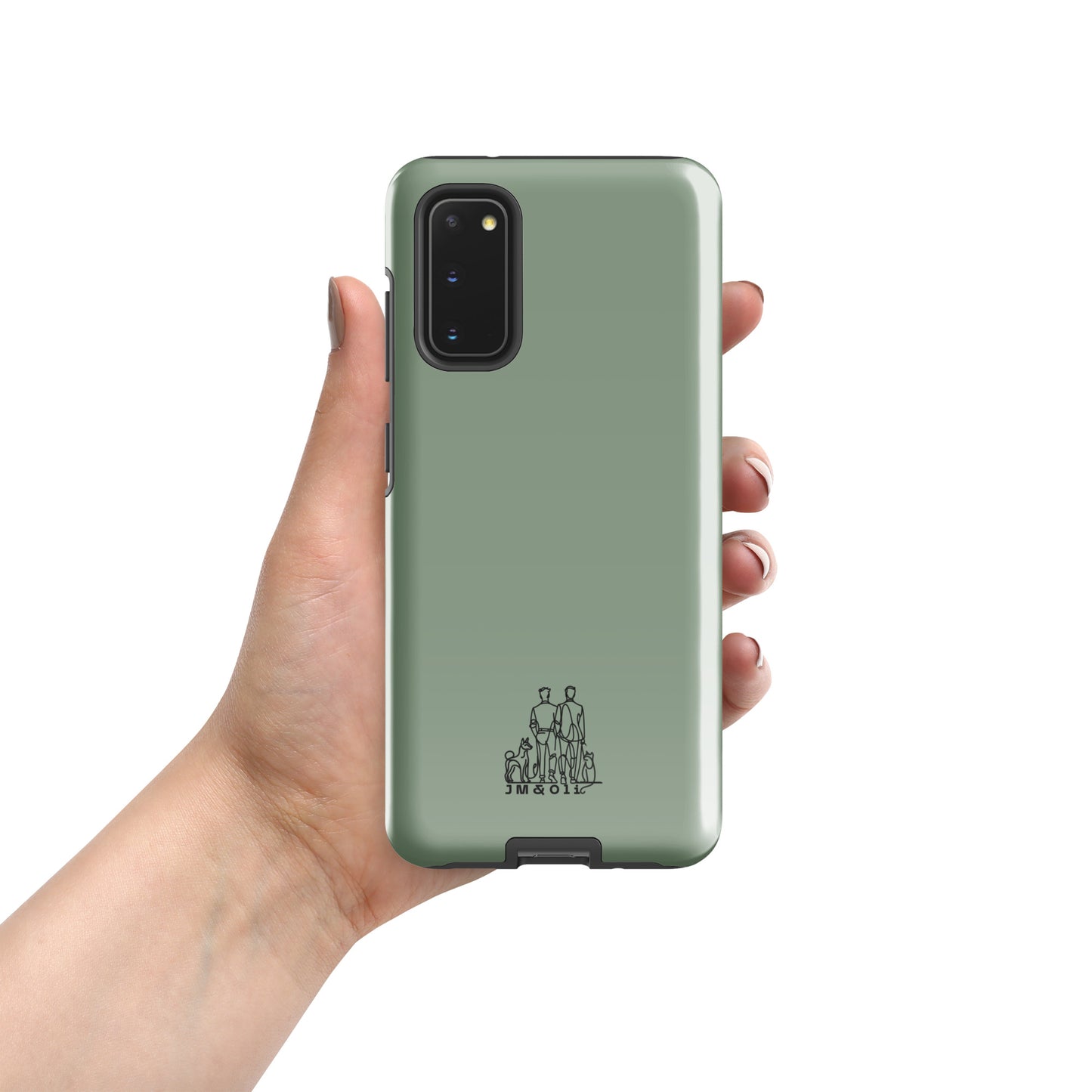 Coque Solide Samsung® Vert de Gris - Collection "Simplement JM&Oli"