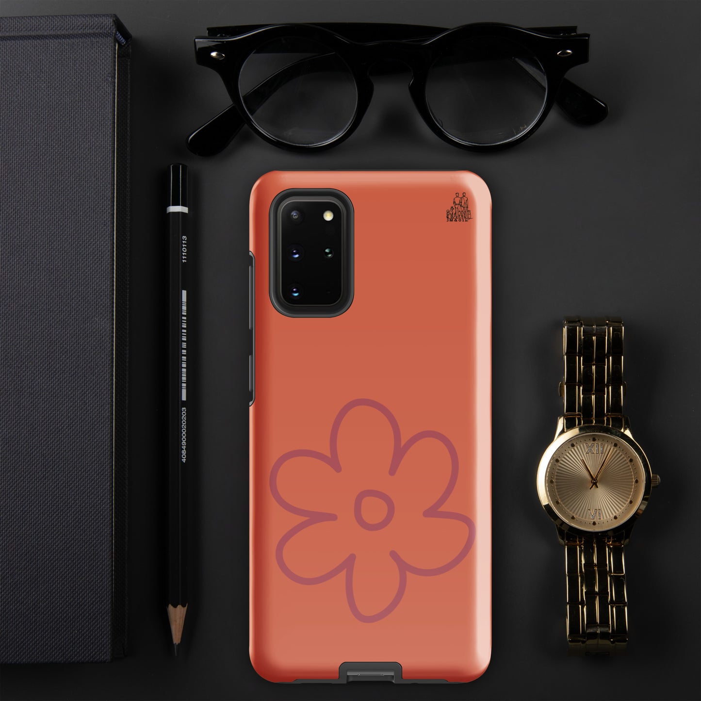 Coque Solide Samsung® Orange Terracotta - Collection "Simplement JM&Oli"