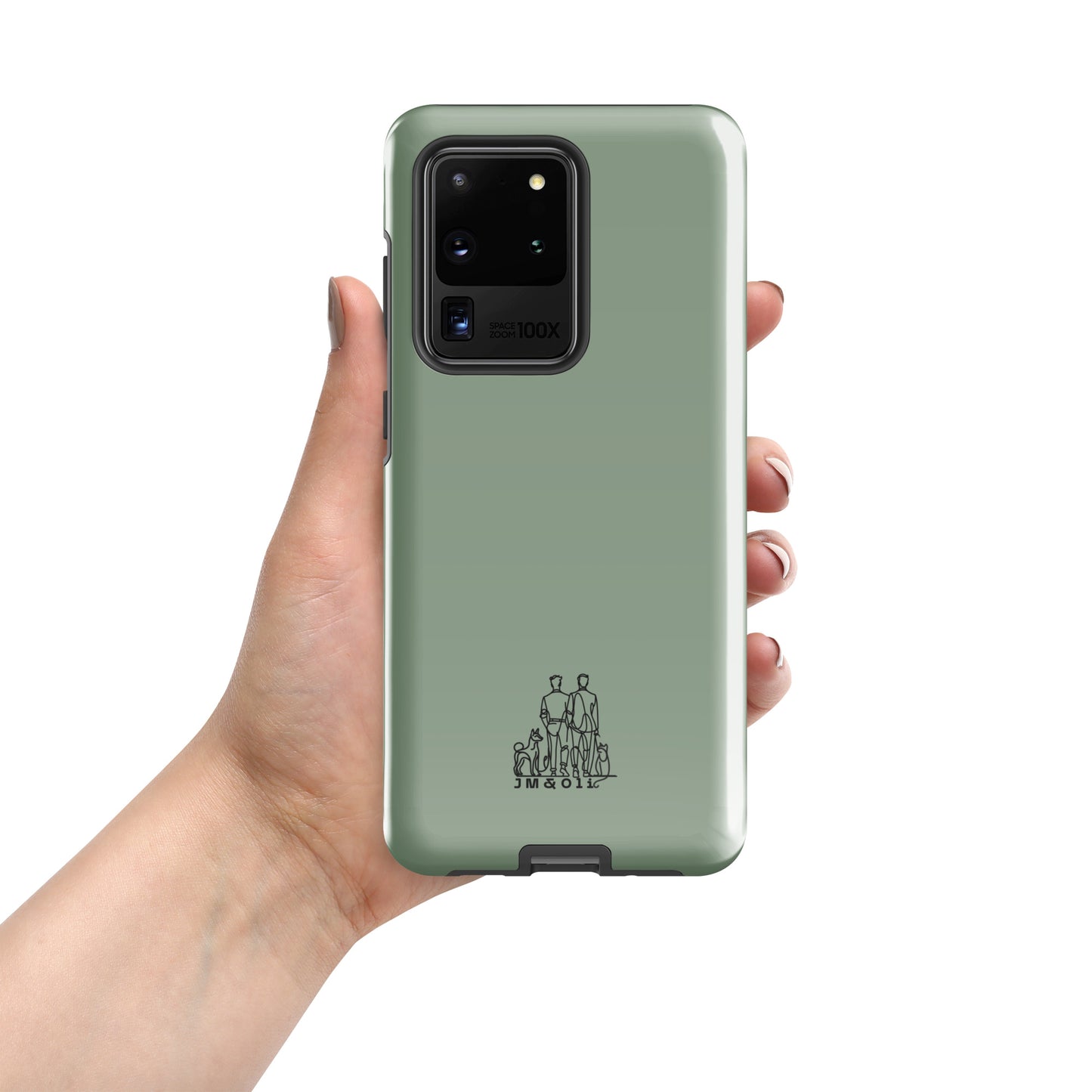 Coque Solide Samsung® Vert de Gris - Collection "Simplement JM&Oli"