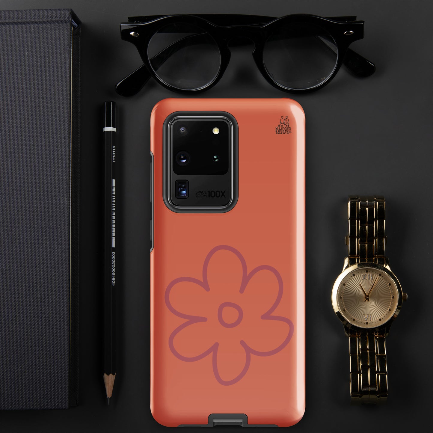 Coque Solide Samsung® Orange Terracotta - Collection "Simplement JM&Oli"