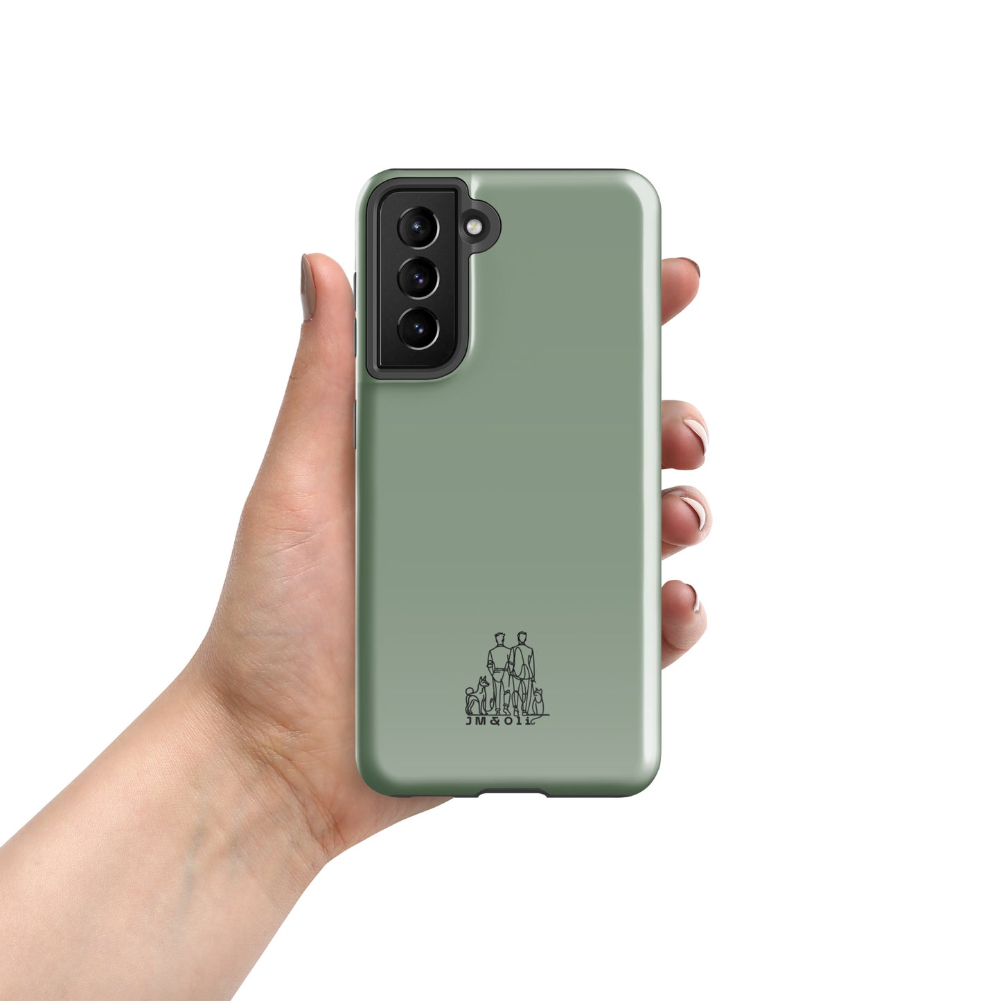 Coque Solide Samsung® Vert de Gris - Collection "Simplement JM&Oli"