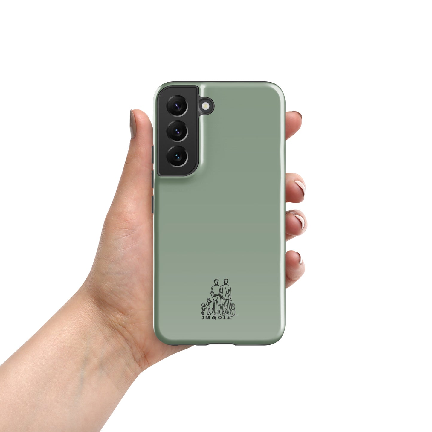 Coque Solide Samsung® Vert de Gris - Collection "Simplement JM&Oli"