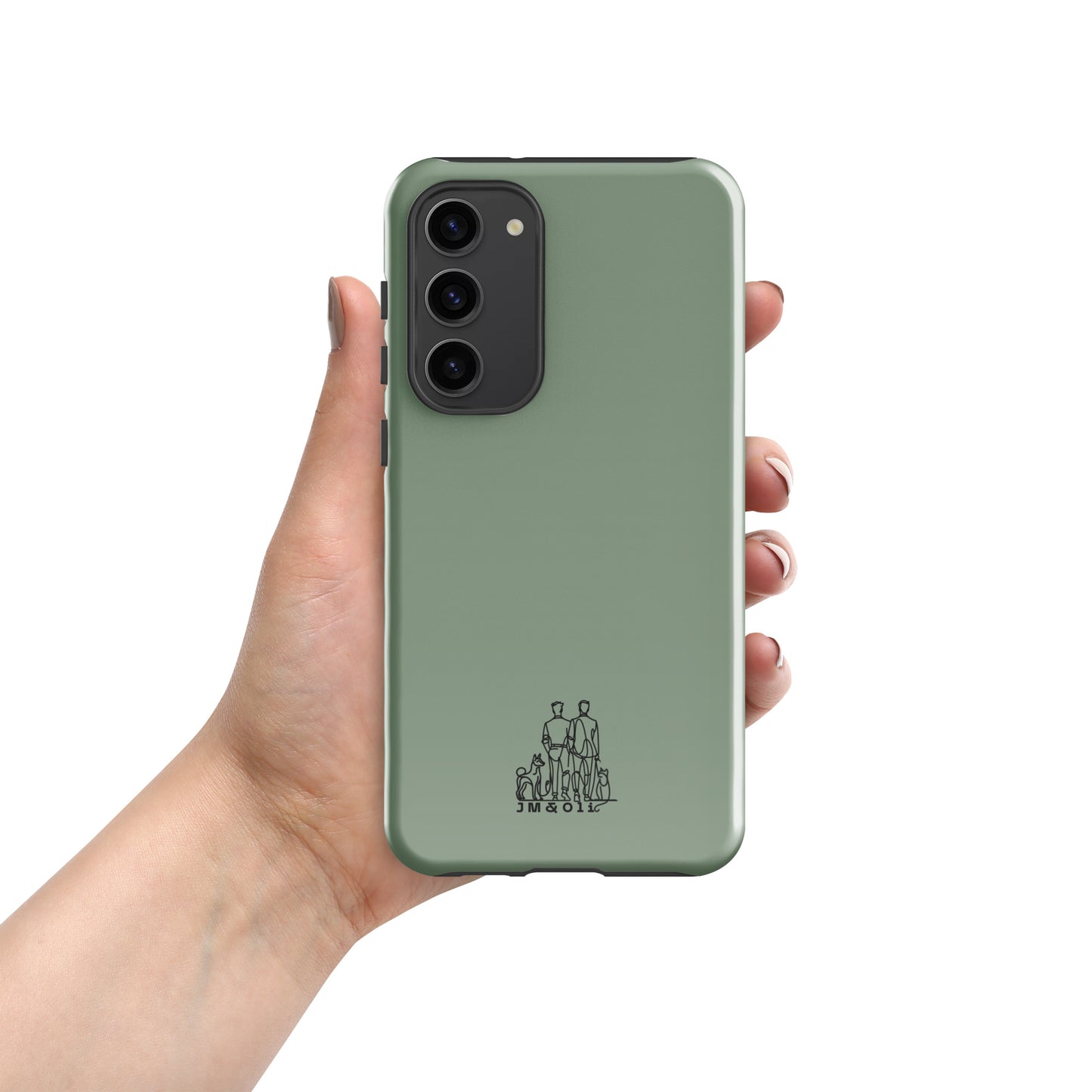 Coque Solide Samsung® Vert de Gris - Collection "Simplement JM&Oli"