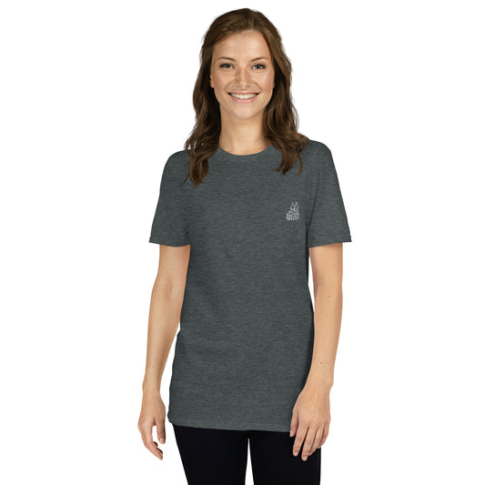 T-shirt gris Classique Femme