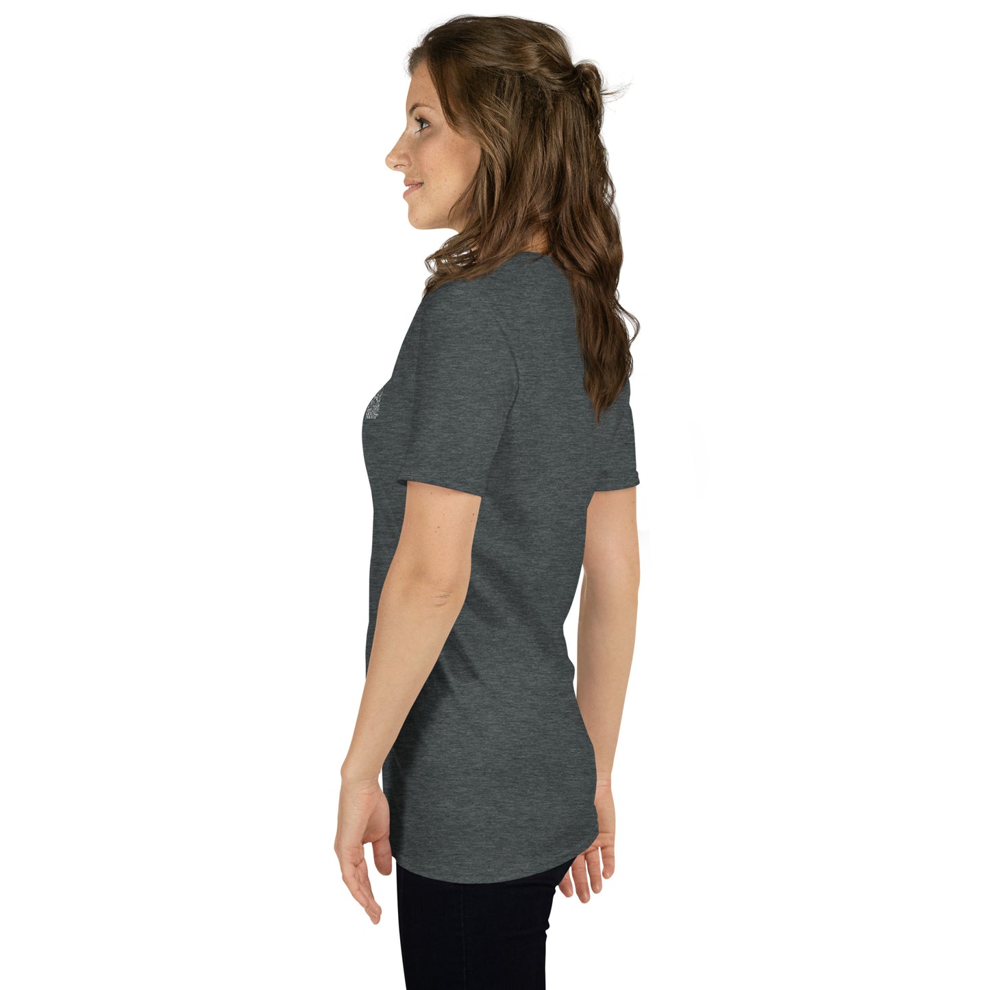 T-shirt gris Classique Femme