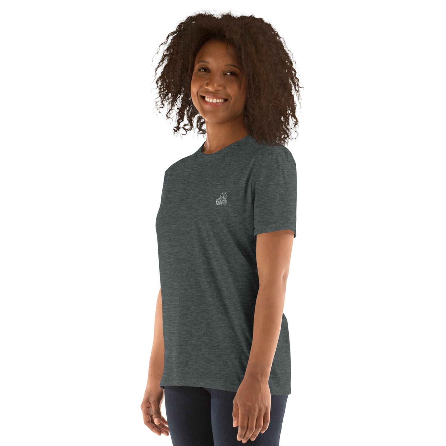 T-shirt gris Classique Femme